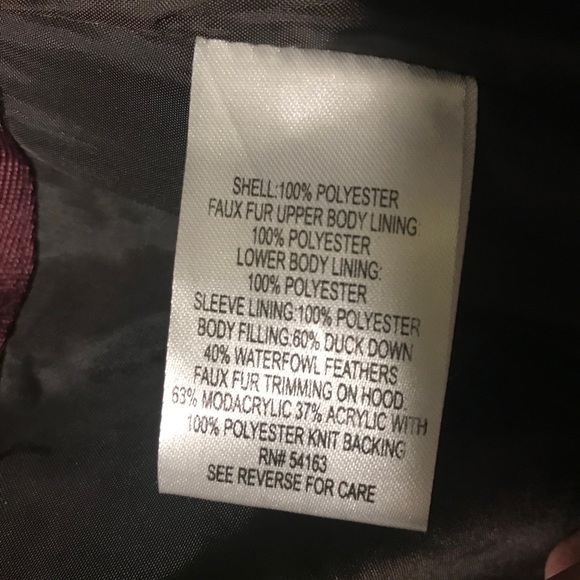 Winter coat Calvin Klein brown - Picture 5 of 10